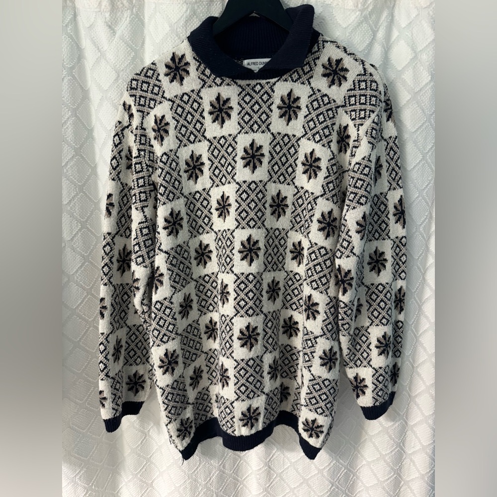 Alfred Dunner Black and White Knit Top